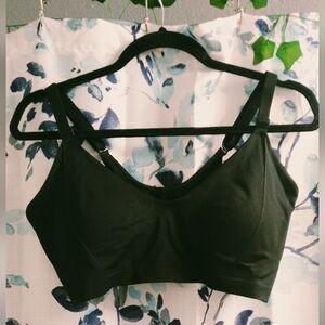 Calvin Klein Sleek Black Sports Bra